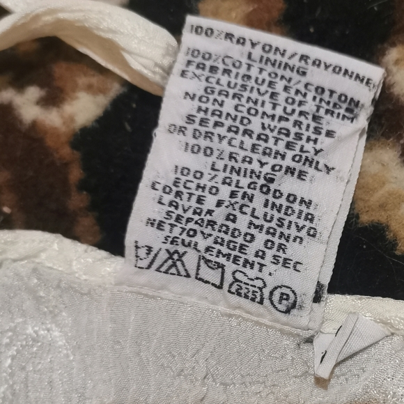 SOLD 90s Slinky White Shimmer Lace Maxi Dress Cottagecore Coquette Papillon - Picture 6 of 9